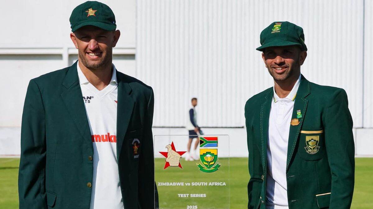 SA vs ZIM 1st Test Match Day 1 Stumps Scorecard: पहिल्या दिवसाचा खेळ संपला, दक्षिण आफ्रिकेने ठोकले 418 धावा; पदार्पणात लुआन-ड्रे प्रिटोरियसचे शानदार शतक